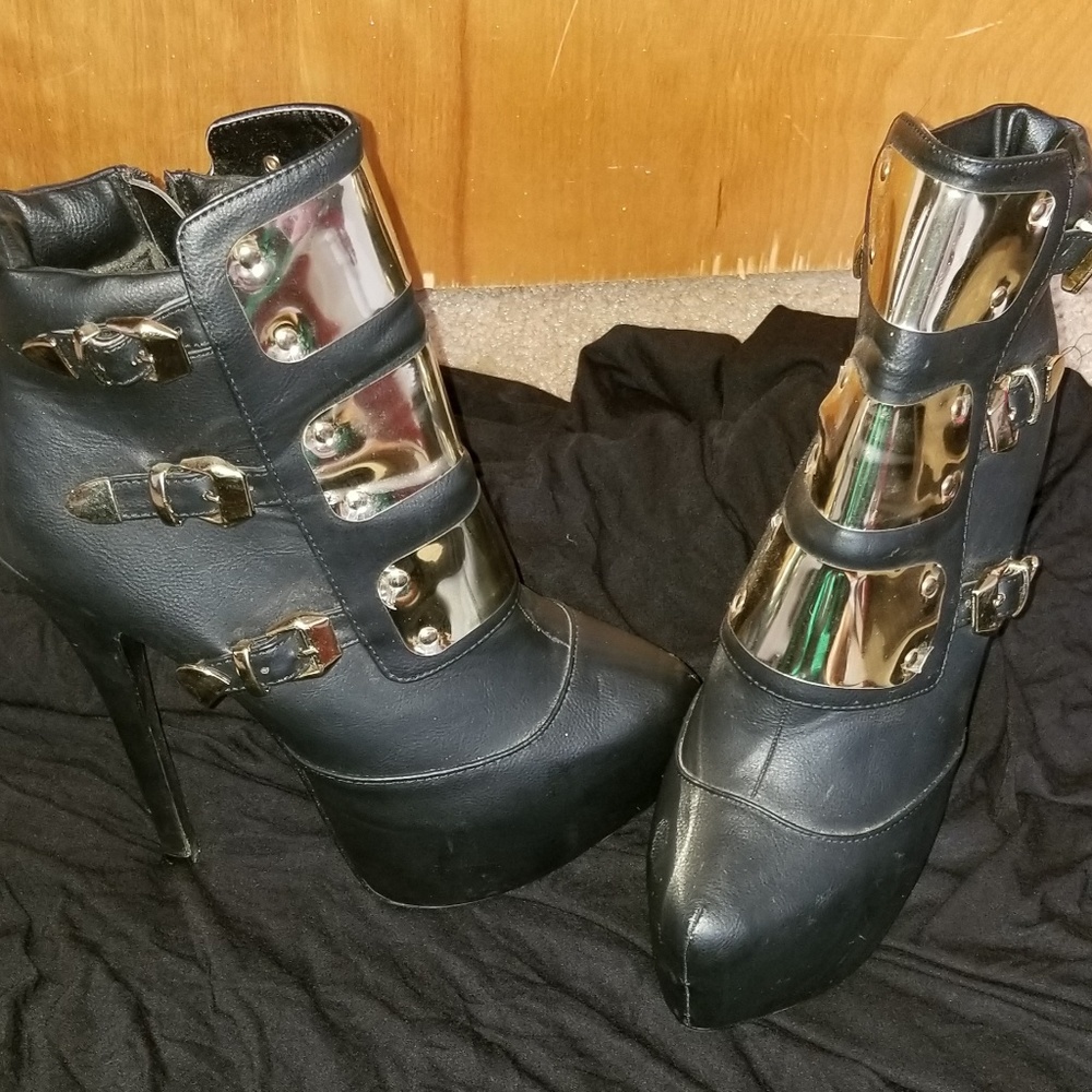 Black booties